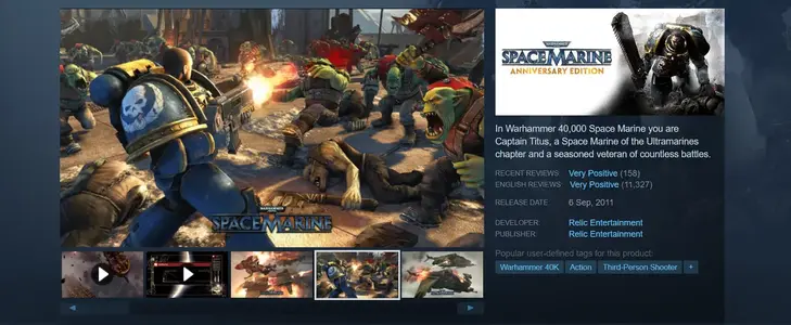 Warhammer 40,000 Space Marine – Master Crafted Edition  Next-Gen Action Combat, Enhanced Visu...webp