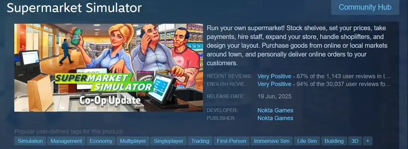 Supermarket Simulator  Realistic Store Management, Cashier Gameplay & Business Expansion Expe...webp