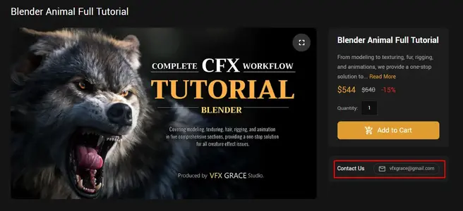 VFX Grace  Blender Animal Full Tutorial  Realistic Creature Animation and Simulation Training.webp