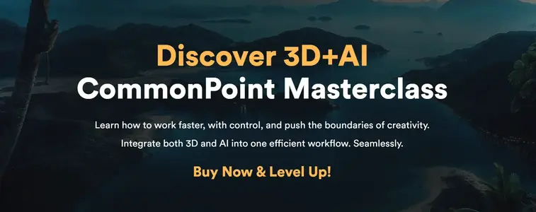 Common Point 3D + AI Masterclass  The Complete Guide to Photorealistic Environments and Smart...webp