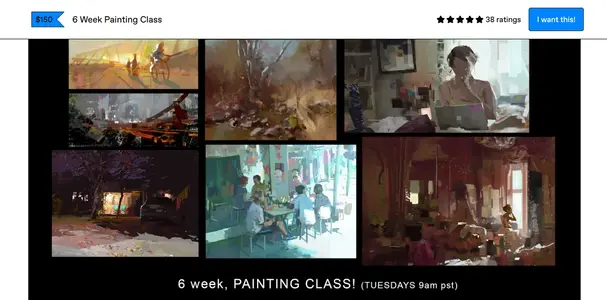 Gumroad - Zac Retz - 6 Week Painting Class – Mastering Light, Color, and Storytelling in Digi...webp