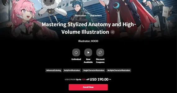 Coloso – Mastering Stylized Anatomy and High-Volume Illustration – Advanced Character Design ...webp