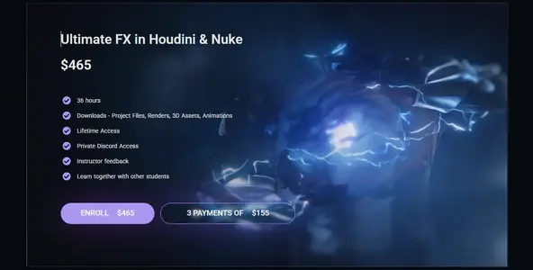 Ultimate Voxyde – FX in Houdini + Assets – Complete Visual Effects Creation and Simulation Wo...webp