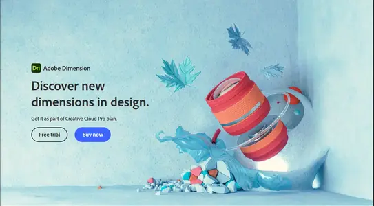 Adobe Dimension v4.1.5 – 3D Design, Rendering, and Product Visualization Software for Creativ...webp