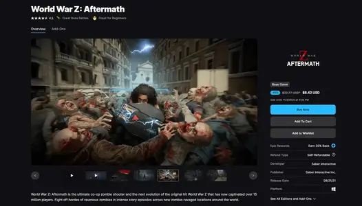 World War Z Aftermath – Deluxe Edition  Ultimate Cooperative Zombie Survival Experience.webp